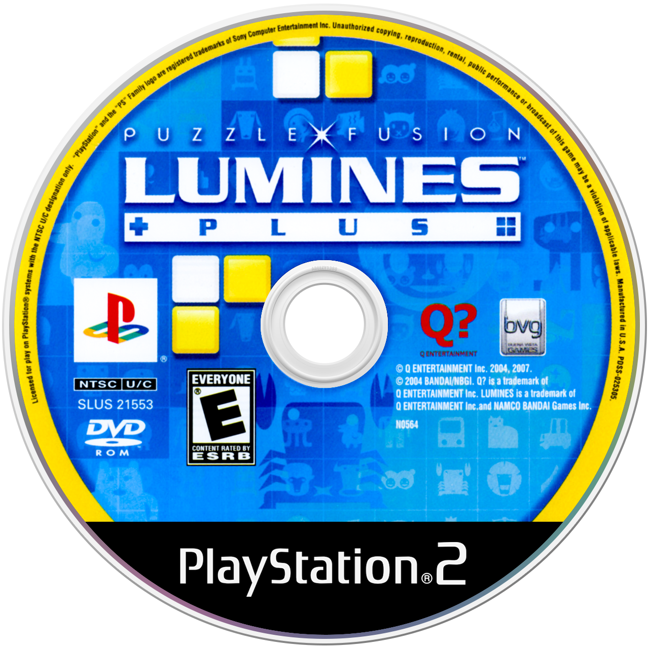Lumines Plus media 4 for Playstation 2
